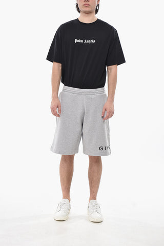 Einfarbige Fleece-Shorts
