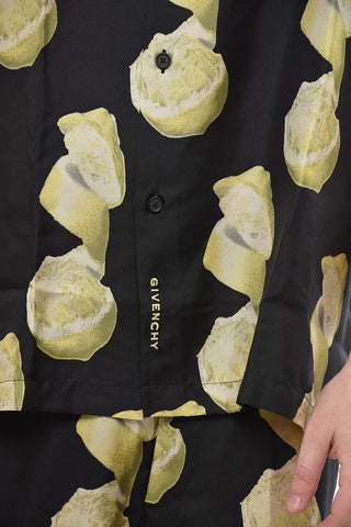 Silk LEMON Shirt With Pocket