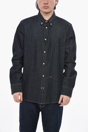 Button-Down-Hemd aus Denim