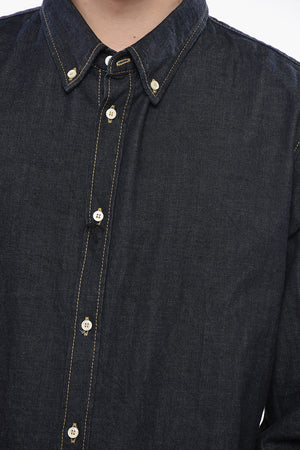 Button-Down-Hemd aus Denim