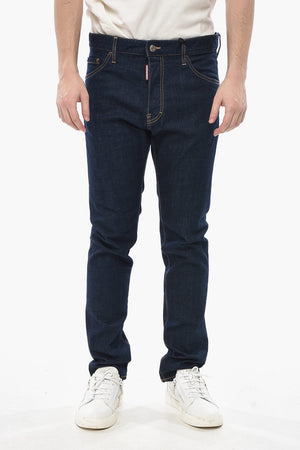 Jeans COOL GUY a Gamba Dritta con Cuciture a Vista 17cm