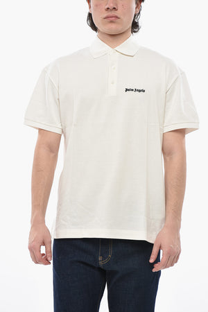 Solid Polo With Embroidered Logo