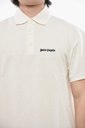 Solid Polo With Embroidered Logo