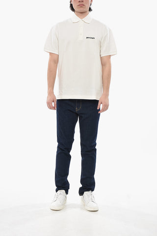 Solid Polo With Embroidered Logo