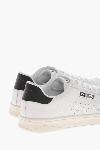Leather Low-Top Sneakers S-ATHENE BOLD With Contrast Logo