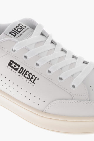 Leather Low-Top Sneakers S-ATHENE BOLD With Contrast Logo