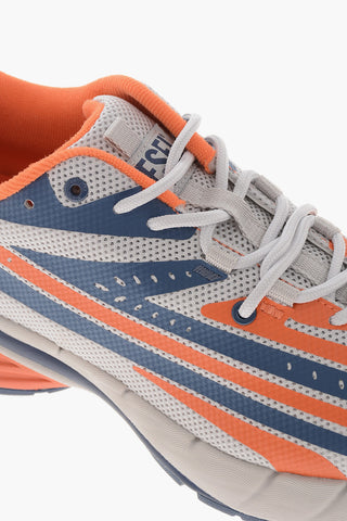 Low Sneakers D-AIRSPEED Perforated Fabric Color-Block