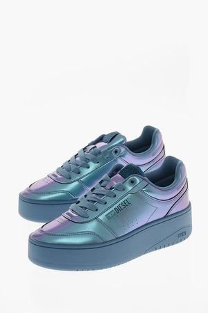 Low-Top-Sneaker S-ATHENE BOLD aus veganem Kunstleder mit 6-cm-Maxi-Sohle