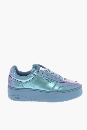 Low-Top-Sneaker S-ATHENE BOLD aus veganem Kunstleder mit 6-cm-Maxi-Sohle