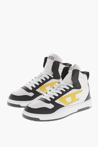 High-Top Sneakers S-UKIYO V2 Leather Two-Tone