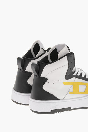 High-Top Sneakers S-UKIYO V2 Leather Two-Tone