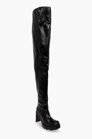 Maxi Boots D-HAMMER Vegan Leather With 10cm Embossed Monogram