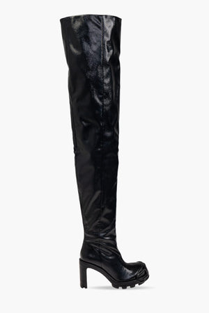 Maxi Boots D-HAMMER Vegan Leather With 10cm Embossed Monogram