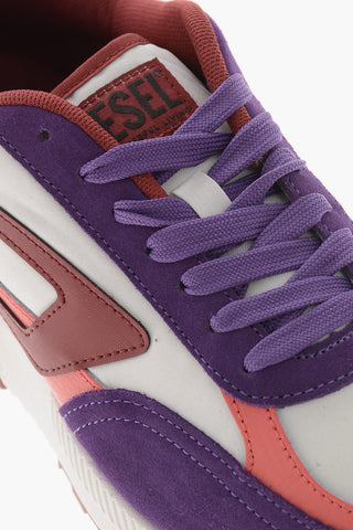 Leather Low-Top Sneakers S-TYCHE Color Block