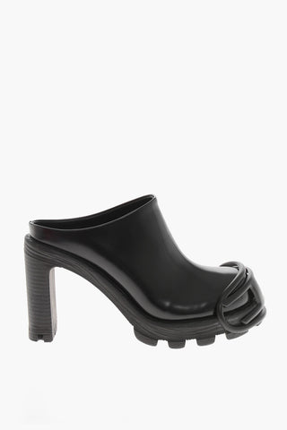 Mules D-HAMMER ML D W DRESSY Leather With 10cm Maxi Embossed Monogram