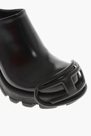 Mules D-HAMMER ML D W DRESSY Leather With 10cm Maxi Embossed Monogram