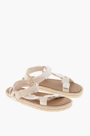 MM22 Canvas Sandals with Rope Sole