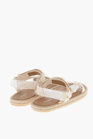 MM22 Canvas Sandals with Rope Sole