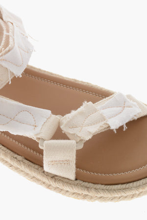 MM22 Canvas Sandals with Rope Sole