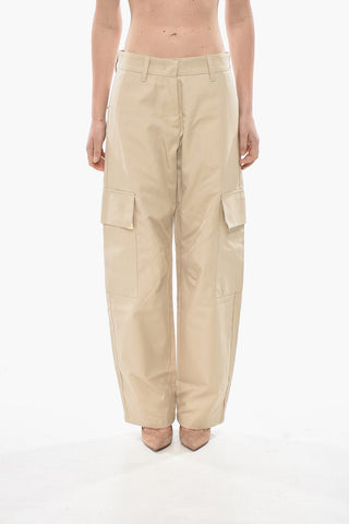 Cotton-Blend Carrot-Fit Cargo Pants