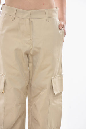 Cotton-Blend Carrot-Fit Cargo Pants