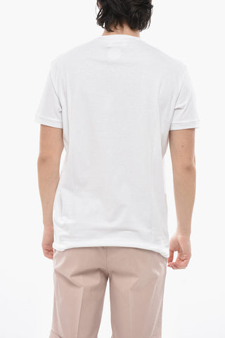 T-Shirt Girocollo VERY VERY DAN FIT in Tinta Unita con Logo Stampato