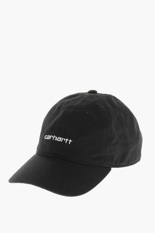 Einfarbige Baseballkappe mit gesticktem Logo