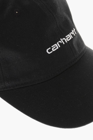 Einfarbige Baseballkappe mit gesticktem Logo