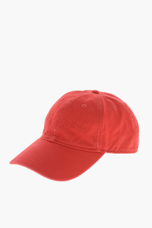Einfarbige Baseballkappe mit gesticktem Logo