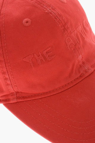 Einfarbige Baseballkappe mit gesticktem Logo