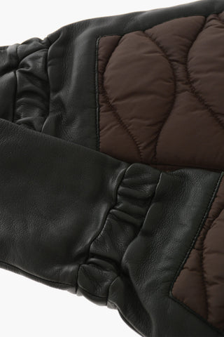 Guanti Opera in Pelle e Nylon Trapuntati