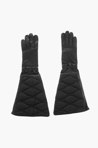 Guanti Opera in Pelle e Nylon Trapuntati