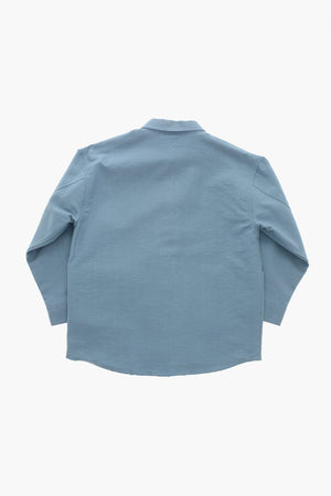 Cotton Shirt with Snap Buttons