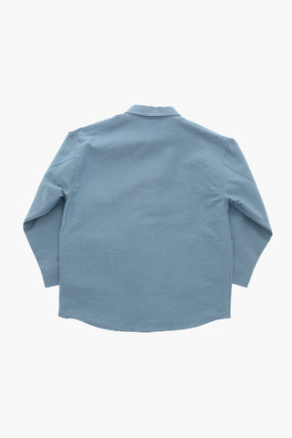 Cotton Shirt with Snap Buttons