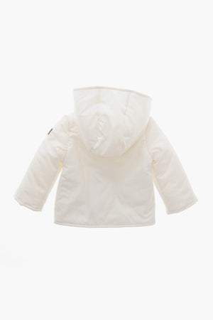 Double-Breasted Padded Jacket With Hood