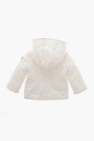 Double-Breasted Padded Jacket With Hood