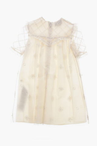 Besticktes Nylonkleid