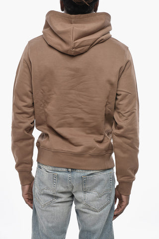 Hoodie Sweatshirt Solid-Color S-GINN with Maxi Logo