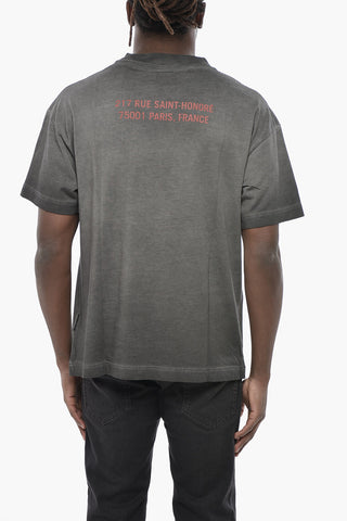 Rundhals-T-Shirt I LOVE PARIS aus Baumwolle