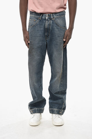 Jeans Mom Fit WORKWEAR with Ankle Button 22cm