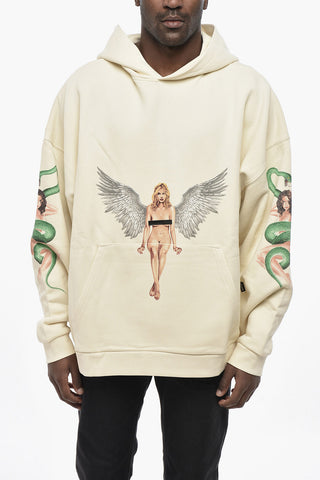 Hoodie PIN UP aus gebürsteter Baumwolle