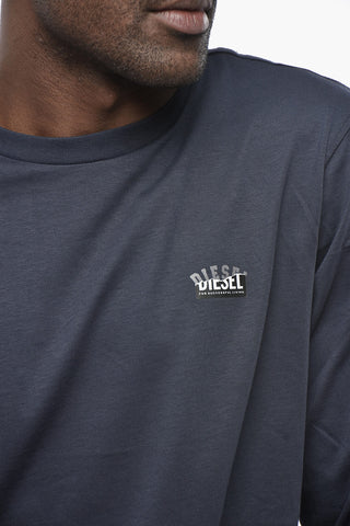 T-shirt Girocollo T-JUST-LS-SITUATION in Cotone con Logo