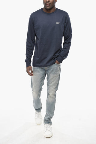 T-shirt Girocollo T-JUST-LS-SITUATION in Cotone con Logo
