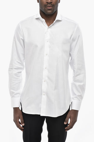 Solid-Color Shirt GIOTTO with French Collar