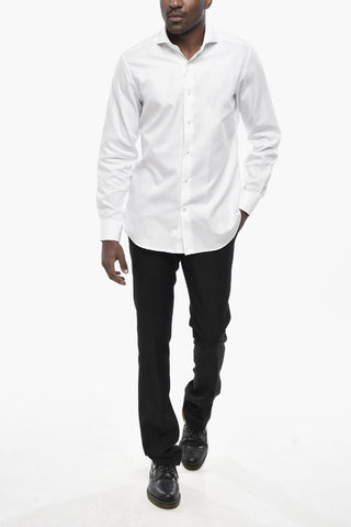 Solid-Color Shirt GIOTTO with French Collar