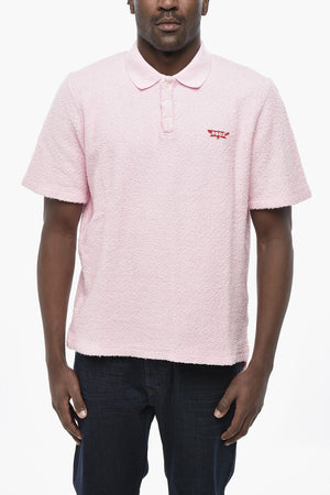 Cotton Terry Polo with Logo Pin