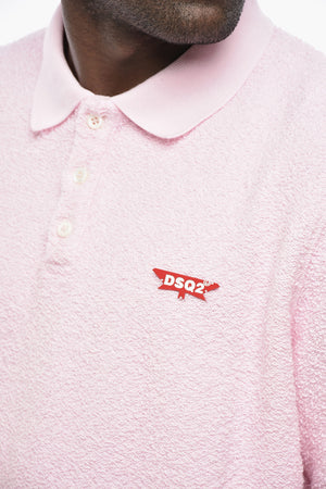 Cotton Terry Polo with Logo Pin