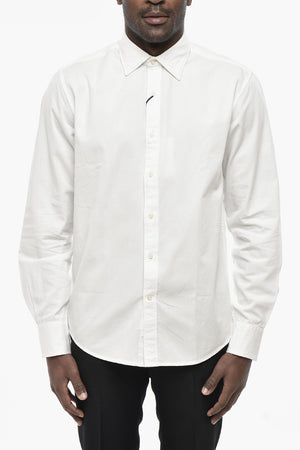 Camicia JACK in Popeline di Cotone con Collo Francese