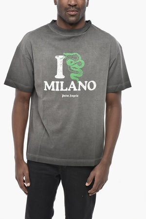 Cotton T-Shirt DOS MILANO With Print