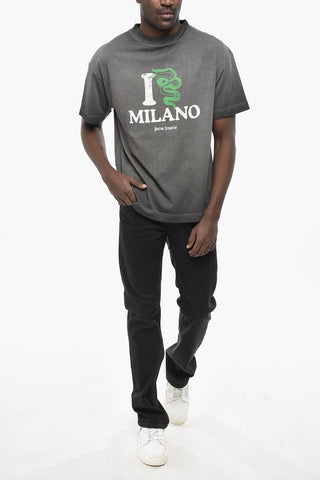 T-Shirt DOS MILANO aus Baumwolle mit Druck